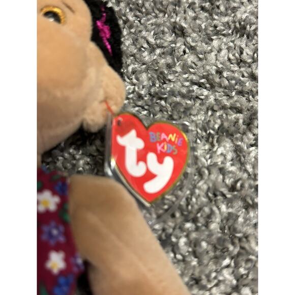 TY Beanie Kids “ Rascal” and "Cutie" Soft Girl Doll With Tags African American - Picture 4 of 8